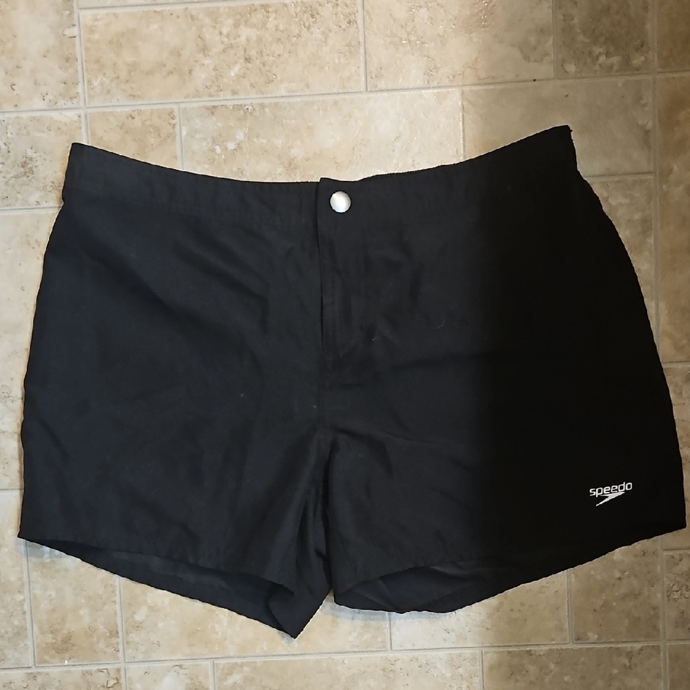 Speedo Women's Athletic Black Shorts